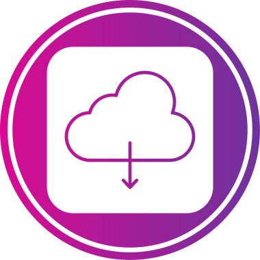 Modern bir simgenin vektör illüstrasyonu