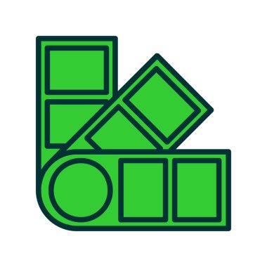 Modern bir simgenin vektör illüstrasyonu