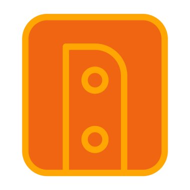 Müzik simgesi vektör illüstrasyonu