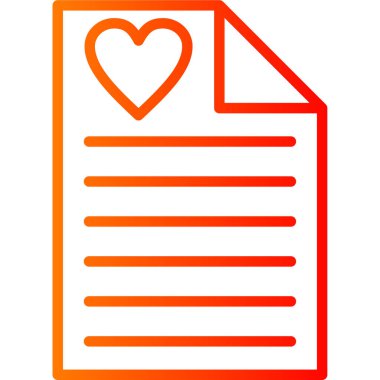 Aşkla dolu bir kalp. Basit tasarım