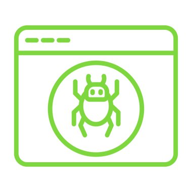 Modern simgenin vektör illüstrasyonu