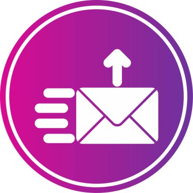 E-posta. Web simgesi basit illüstrasyon