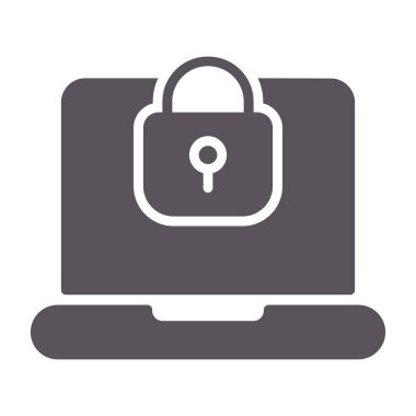 kilit simgesi, vektör illüstrasyonu