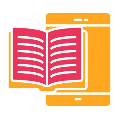 kitap simgesi vektör illüstrasyonu