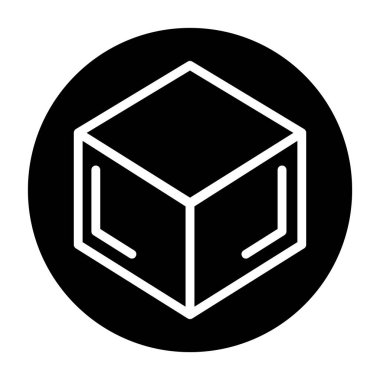 kutu simgesi, vektör illüstrasyonu