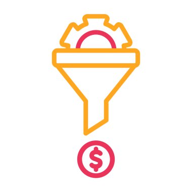 Dolar işareti vektör dizaynlı para hunisi