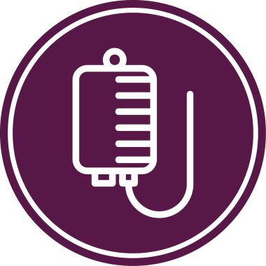 Benzersiz dolgu çizgisi vektör simgesi