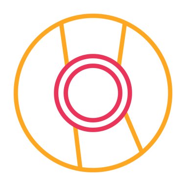 Dairesel testere dairesel simge vektör tasarımı