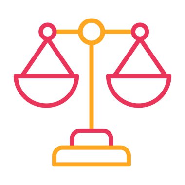 Ölçek simgesi vektör illüstrasyonuName