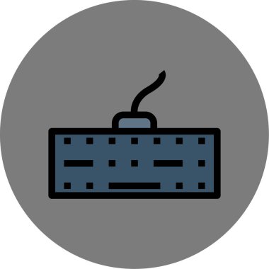 Bir dizüstü bilgisayar simgesinin vektör illüstrasyonu