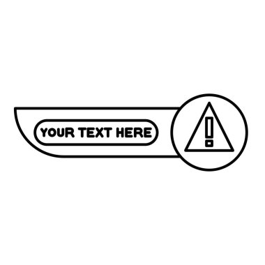 İşaretli bir araba simgesinin çizgi simgesi