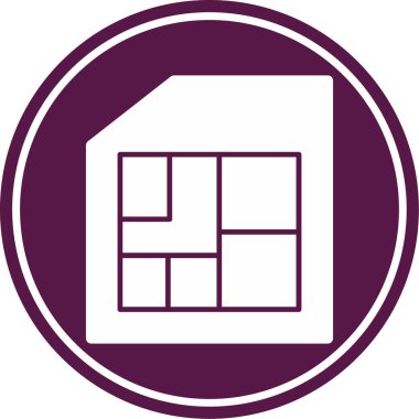 Modern yapı simgesinin vektör illüstrasyonu