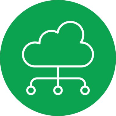 Bulut hesaplama. Web simgesi