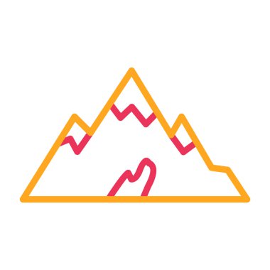 dağ ikonu vektör illüstrasyonu