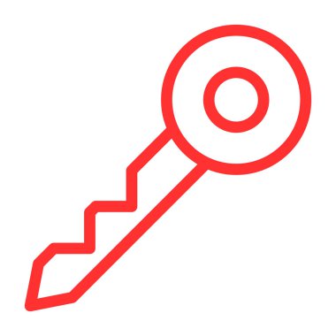 anahtar simgesi. özet tasarım vektör sembolü