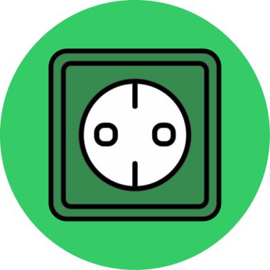 Kişisel ve ticari kullanımda vektör illüstrasyon simgesi