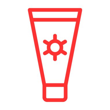 krem simgesi, vektör illüstrasyonu, tasarım