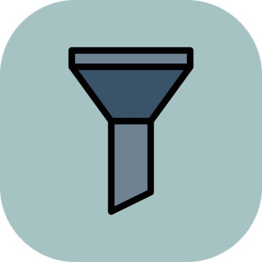 vektör huni simgesi illüstrasyonu