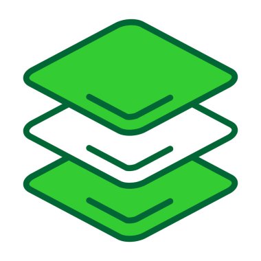 beyaz arkaplanlı kağıt etiketinin yeşil rengi