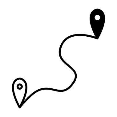 balon vektörü ince çizgi simgesi