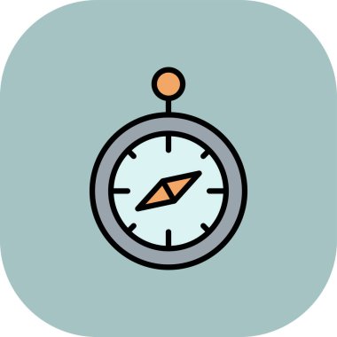 Pusulanın vektör illüstrasyonu