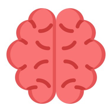 İnsan beyin vektör simgesi