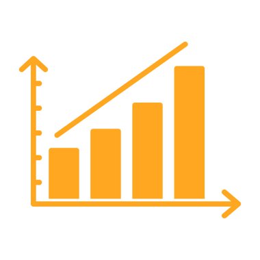 iş grafiği vektör simgesi