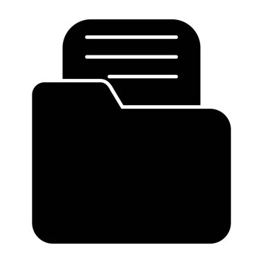 belge dosya simgesi, basit vektör tasarımı