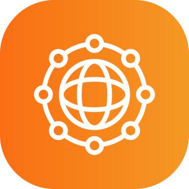 Vektör Genel Ağ simgesi