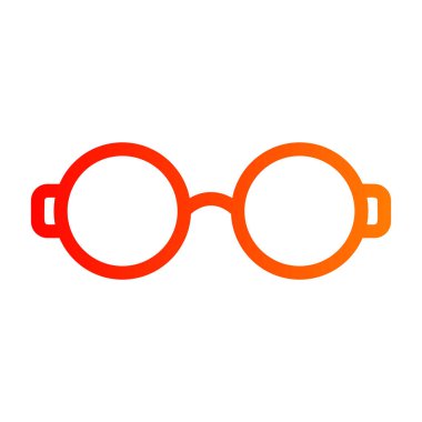 gözlük ikonu vektör illüstrasyonu