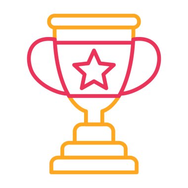 Kupa. Web simgesi basit tasarım