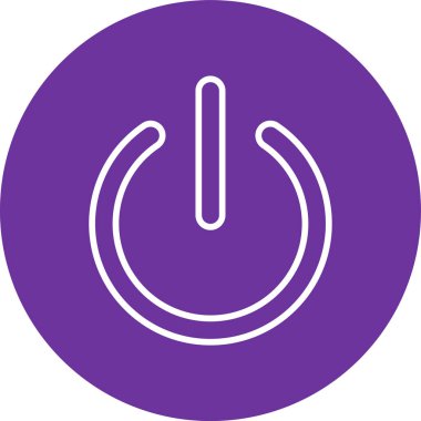 Bir dolgu simgesinin vektör illüstrasyonu