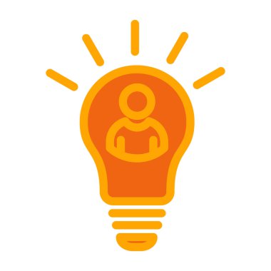 yaratıcı ampul ışık vektör çizimi