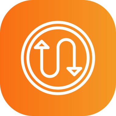 Arrow vektör simgesi illüstrasyonu