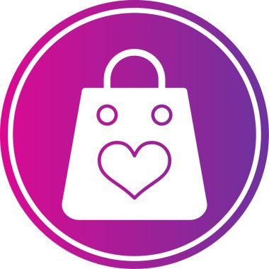 çanta simgesi vektör illüstrasyonu