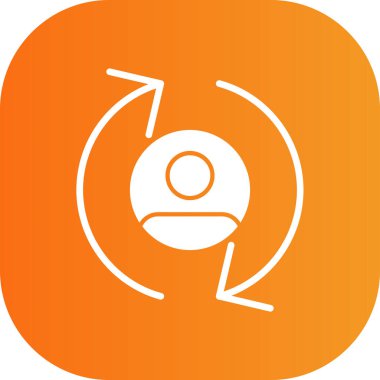 Bir web simgesinin vektör illüstrasyonu