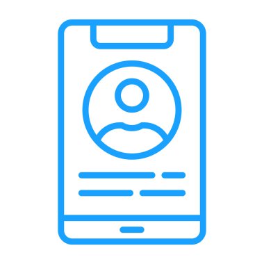 Vektör Mobil simge illüstrasyonu