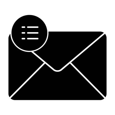 Kolayca değiştirebilen ya da düzenleyebilen ileti vektörü simgesi