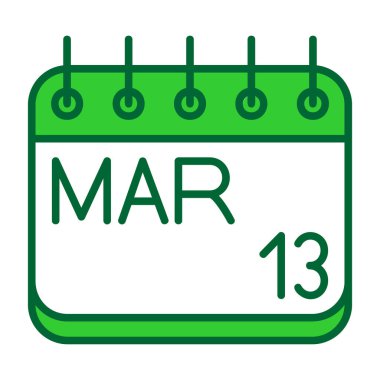 Takvim. Web simgesi basit illüstrasyon