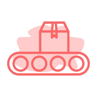 tank vektör simgesi modern basit illüstrasyon