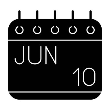 Takvim simgesi vektör illüstrasyonu