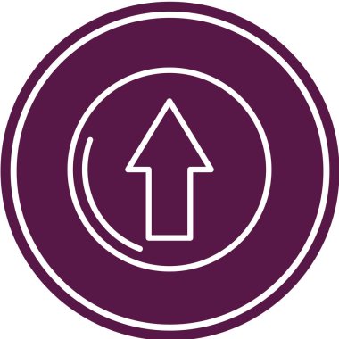 Ok. Web simgesi basit illüstrasyon