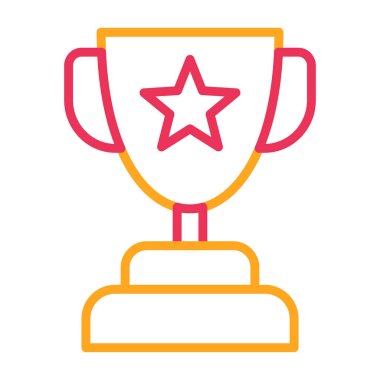 kupa simgesi vektör illüstrasyonu