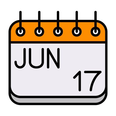 vektör Takvimi Simgesi illüstrasyonu