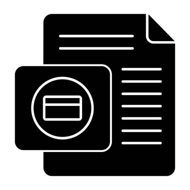 Modern dosya biçiminin vektör illüstrasyonu