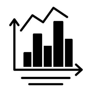 çubuk çizelgesi vektör illüstrasyonu