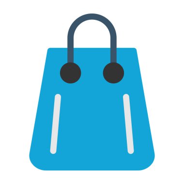 alışveriş poşeti vektör simgesi