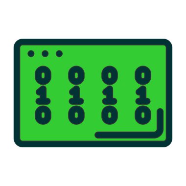 Modern bir bilgisayar klavyesinin vektör çizimi