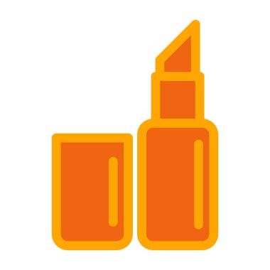 Güzellik kozmetik ikonu. Web için kozmetik kozmetik vektör simgesinin özet çizimi