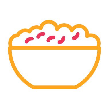 Gıda simgesinin vektör illüstrasyonu